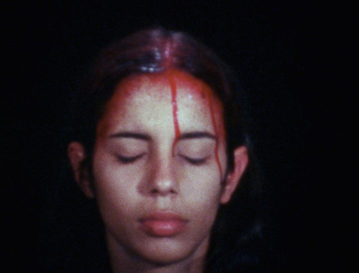 Ana Mendieta - Sweating Blood (film still)